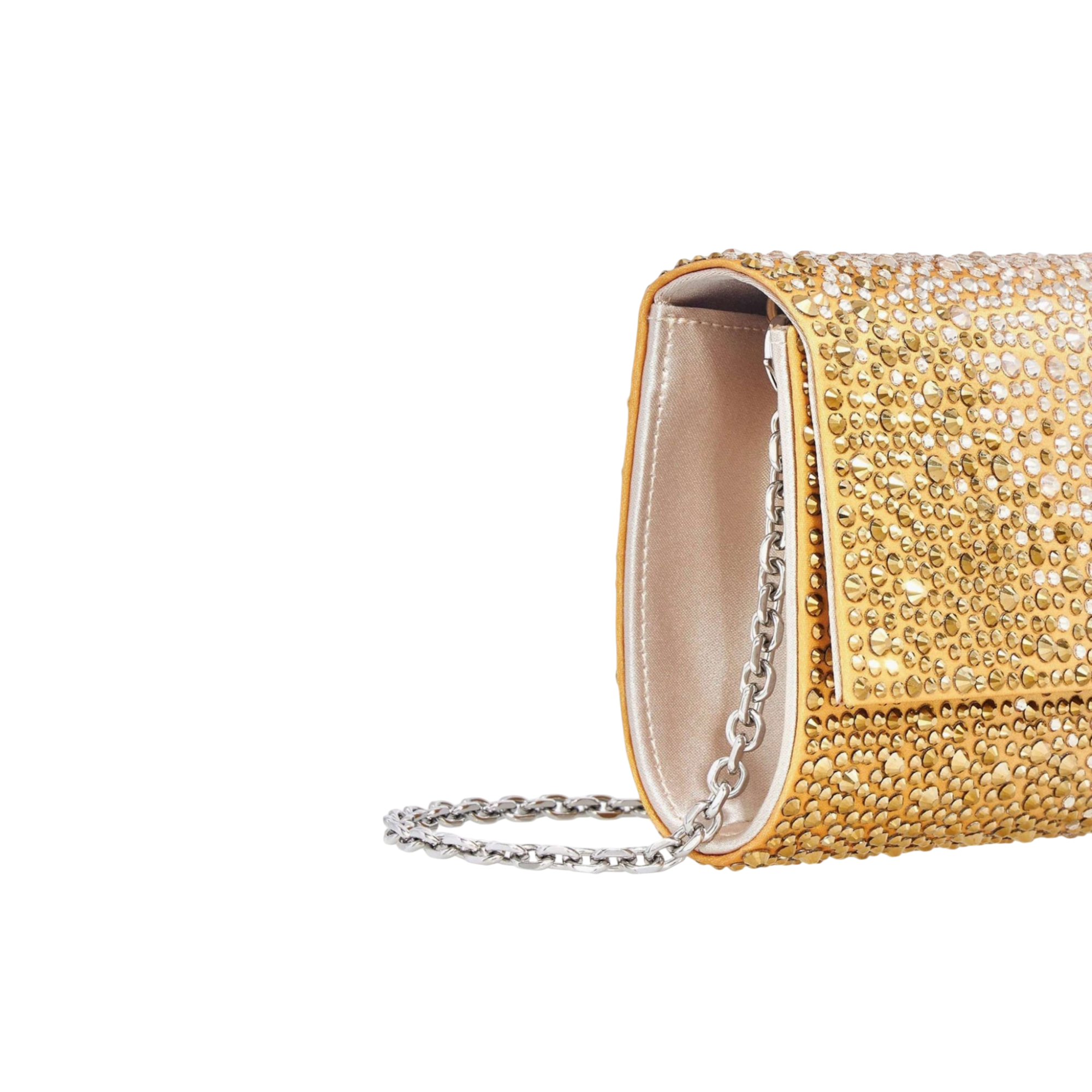 Perry Crystal Caviar Gradient Golden
