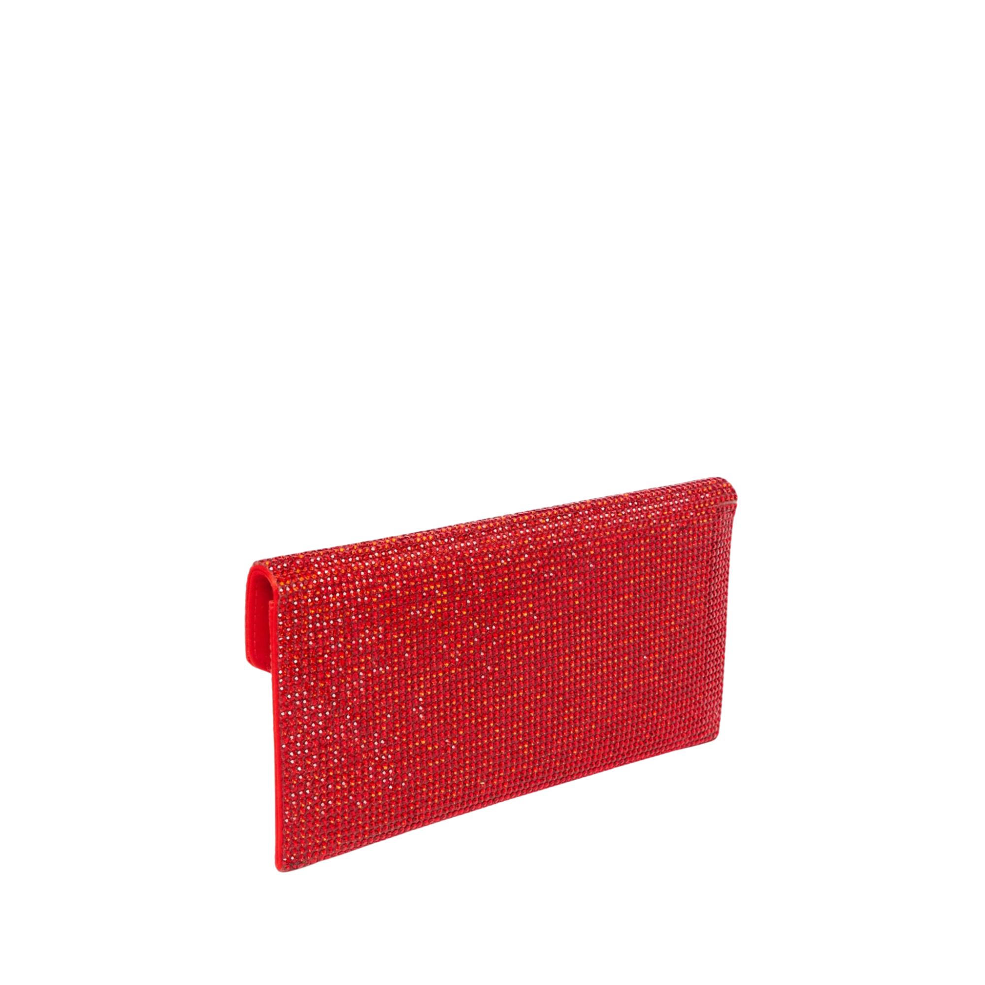 Crystal Envelope Red Designer Handbag