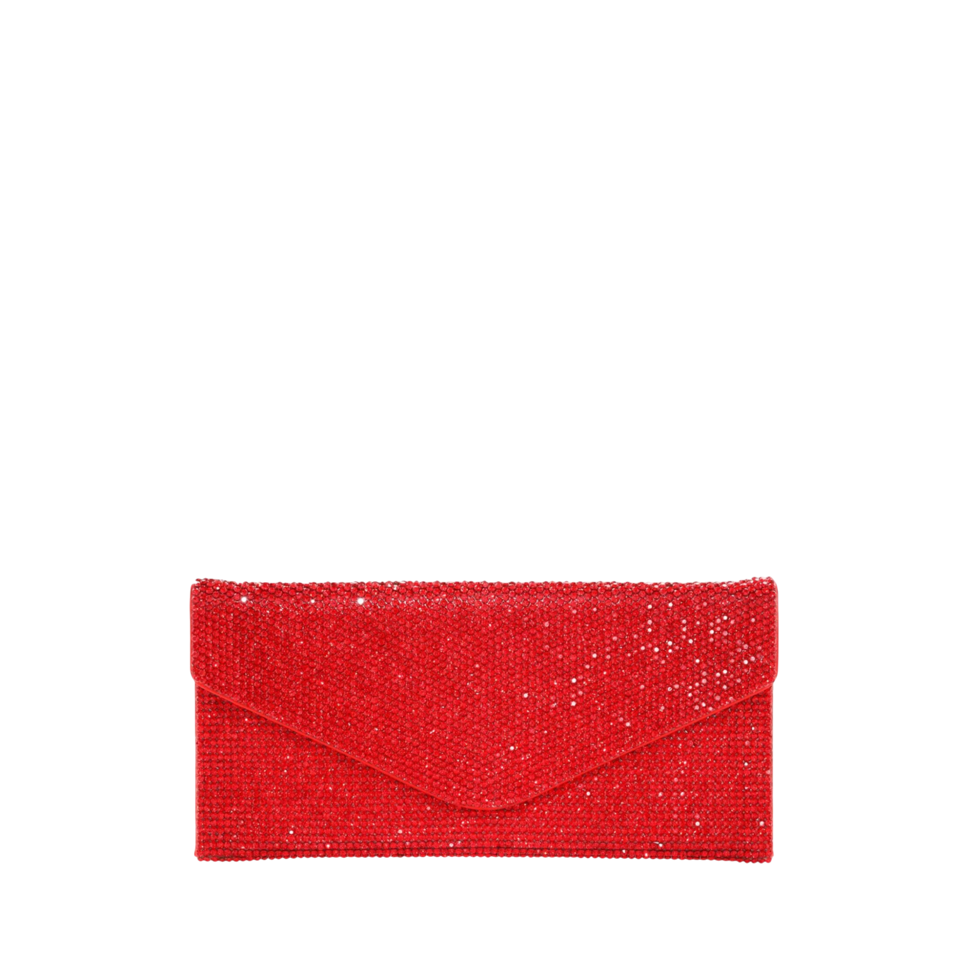 Crystal Envelope Red Designer Handbag