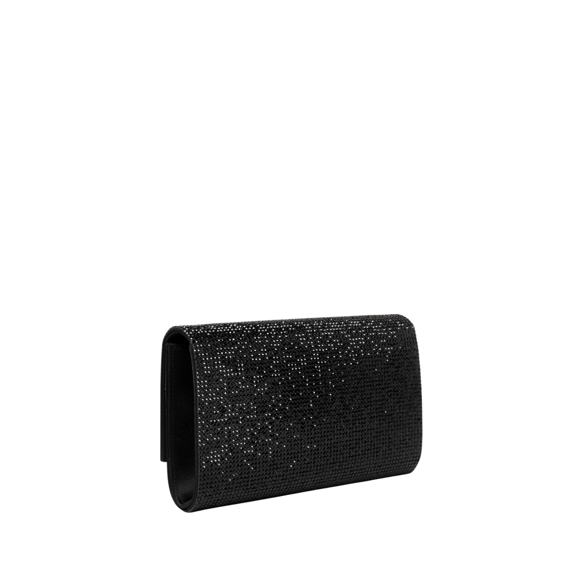 Fizzoni Black Envelope Clutch Bag