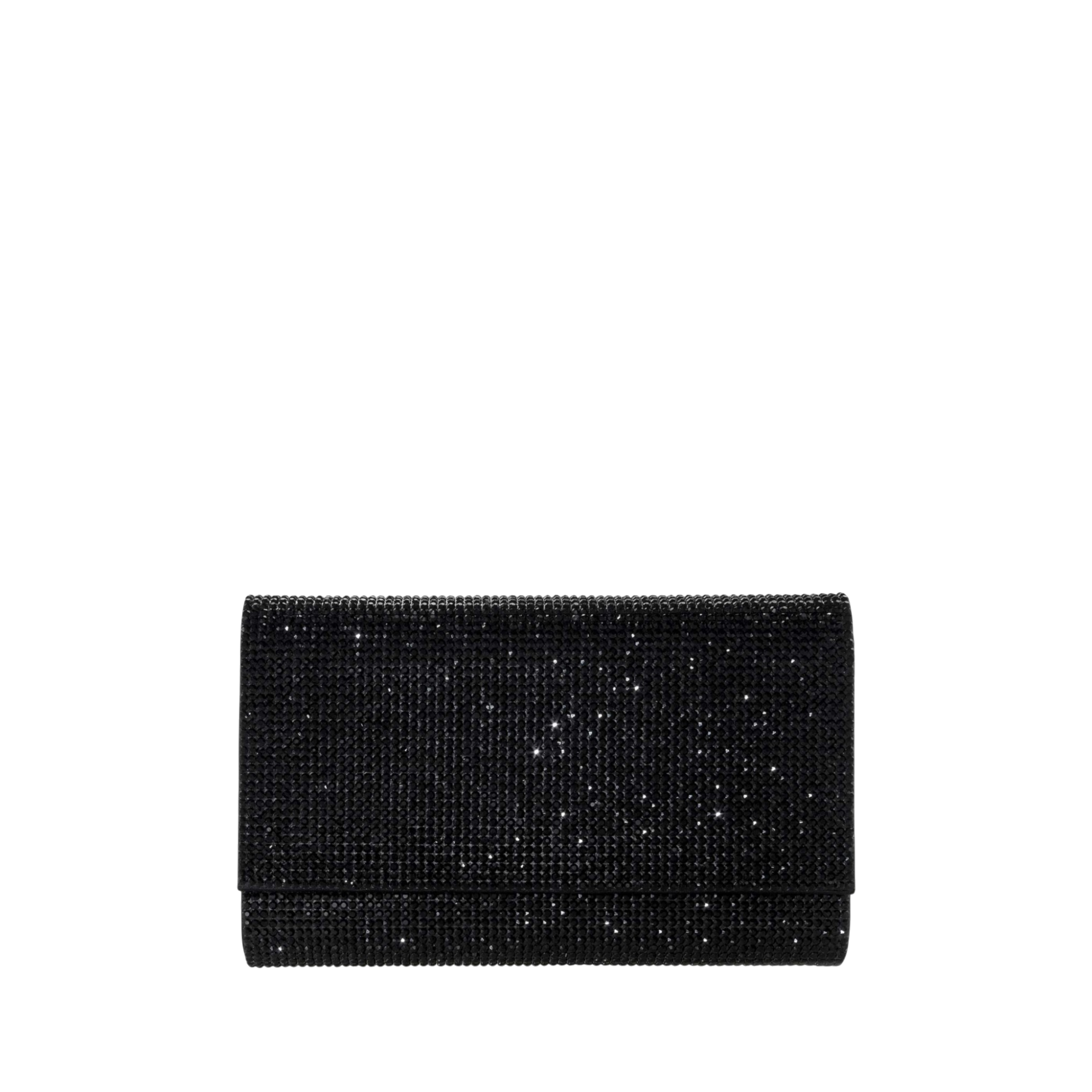 Fizzoni Black Envelope Clutch Bag