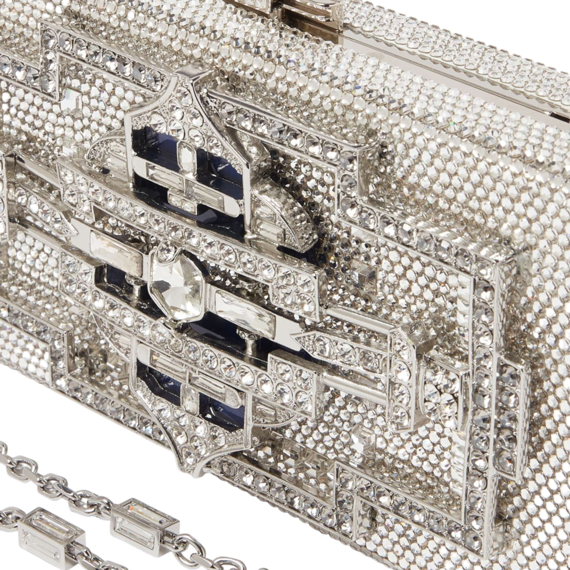 Sleek Rectangle Lillian Silver