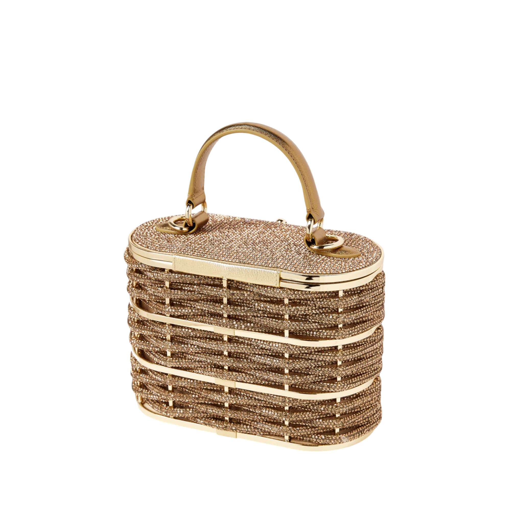 Willow Crystal Woven Top Handle Topaz