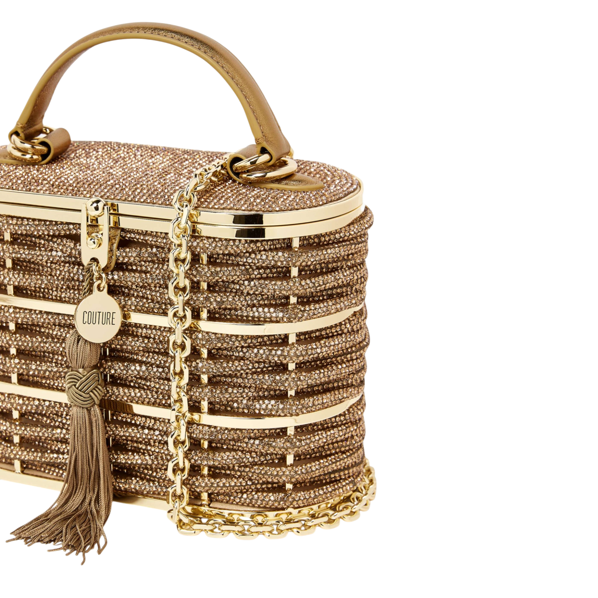 Willow Crystal Woven Top Handle Topaz