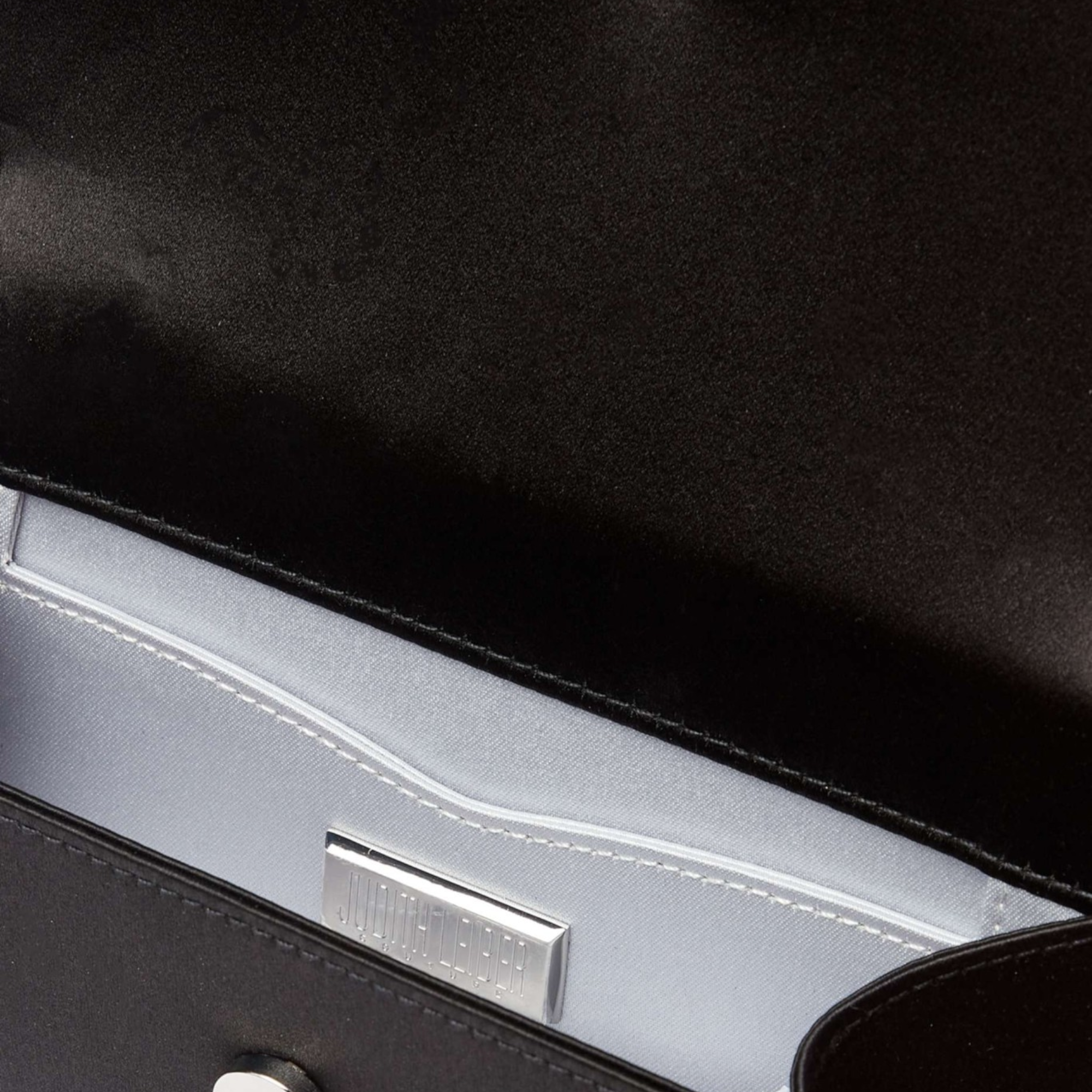 Envelope Taylor Satin Black Silver