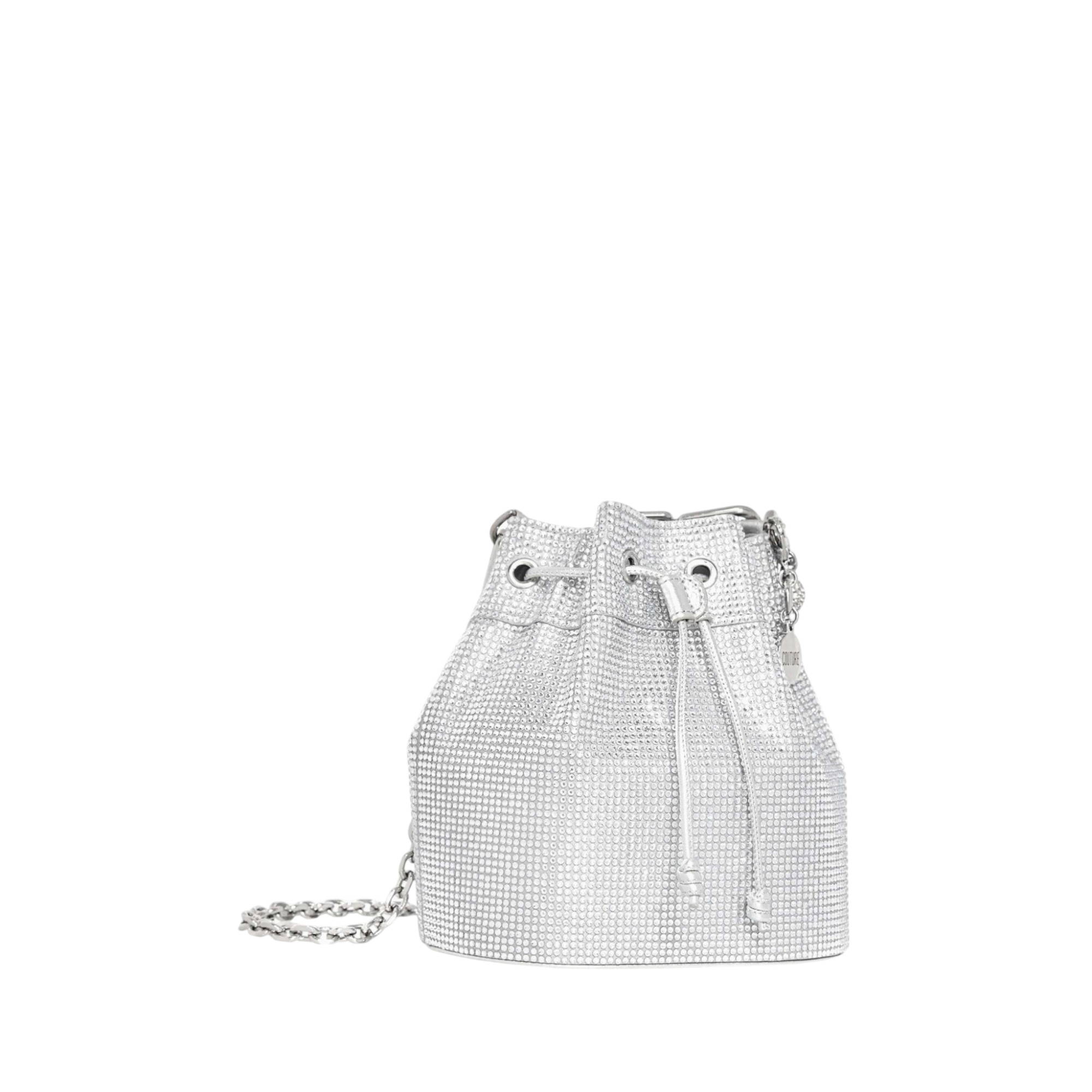 Piper Bucket Silver Drawstring Bag