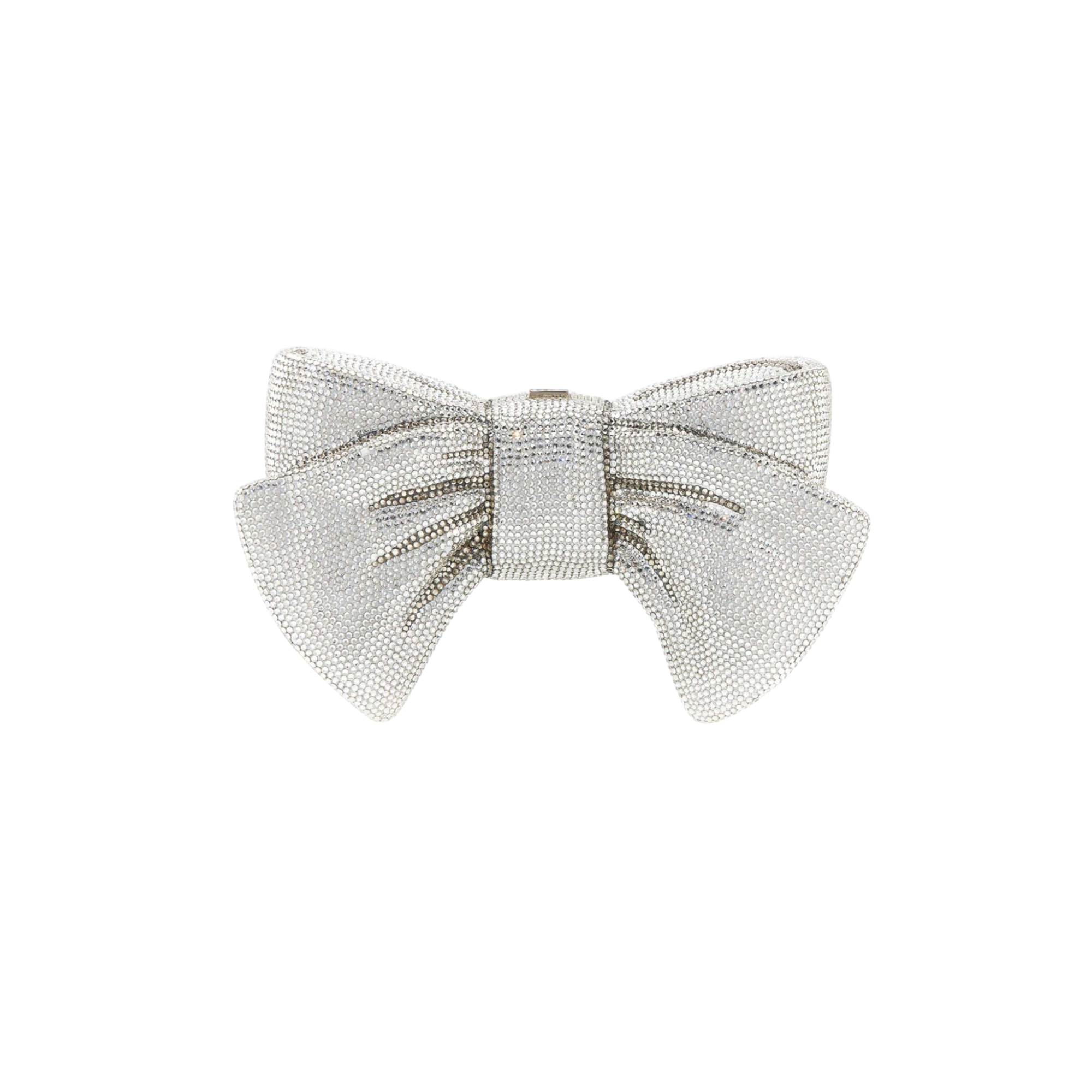 Just For You Bow Silver Designer Handbag