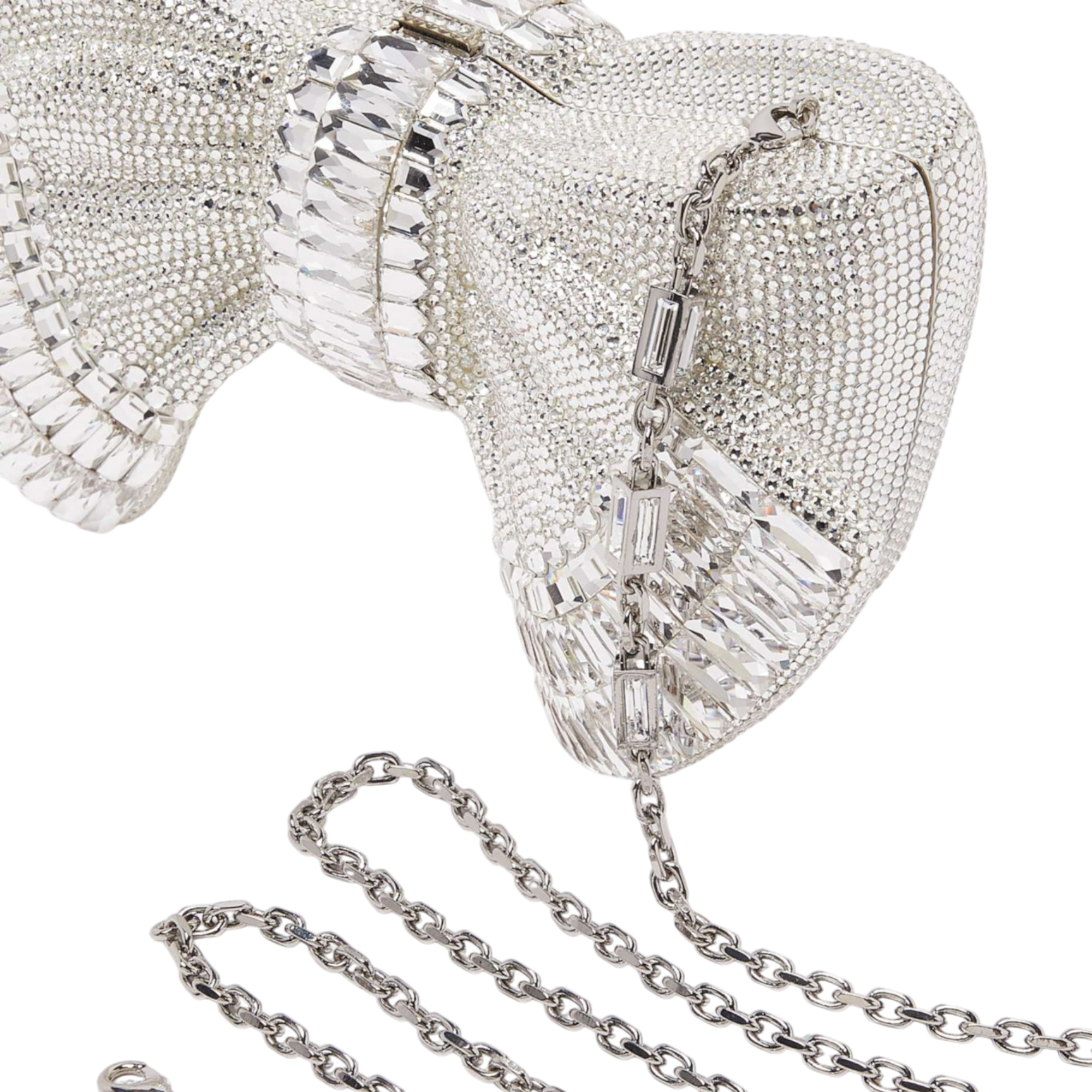 Bow Deco Gems Silver