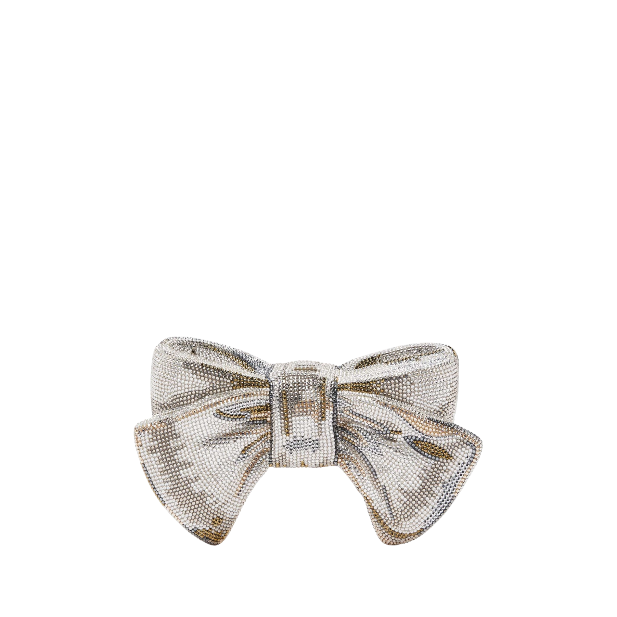 Just For You Bow Ombre Silver Crystal