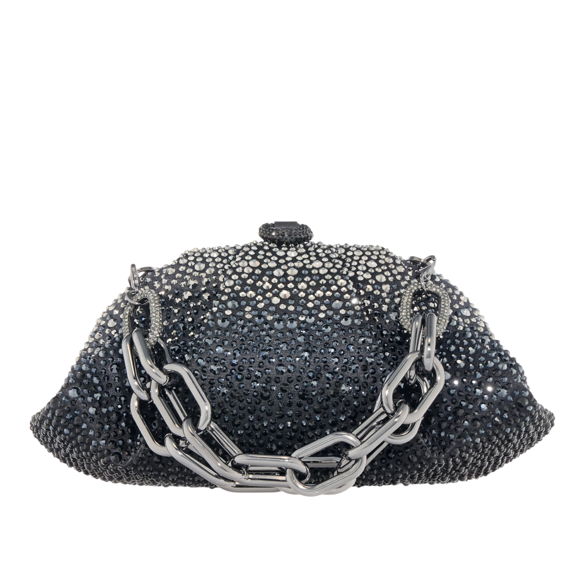 Gemma Crystal Embellished Chain Clutch Bag