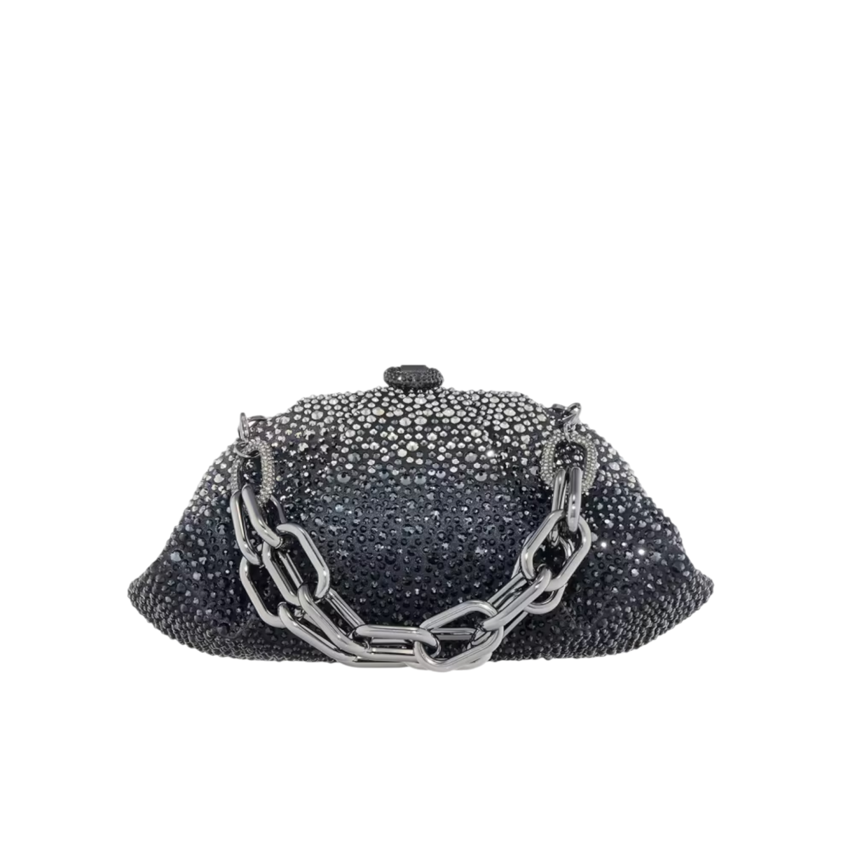 Gemma Crystal Embellished Chain Clutch Bag