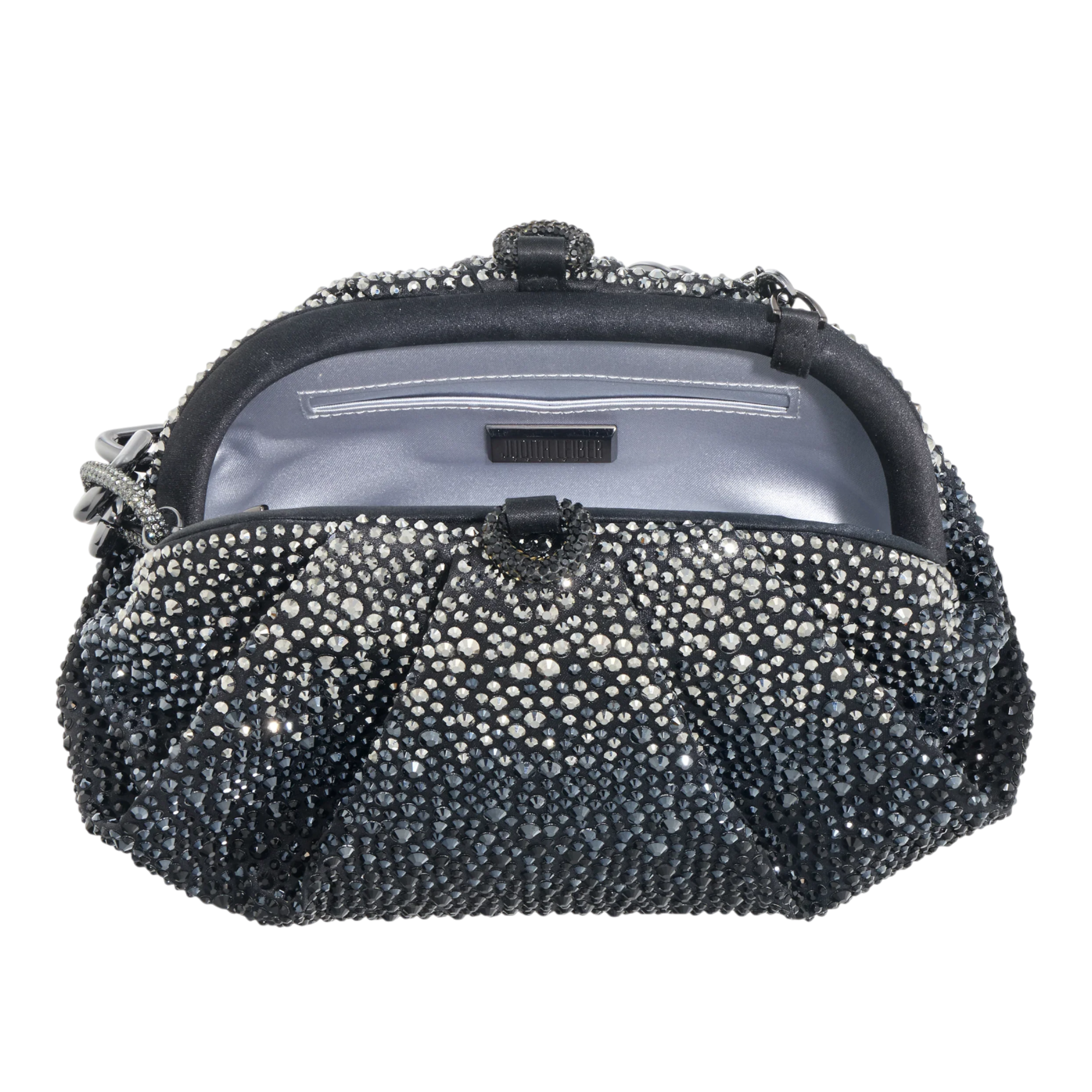Gemma Crystal Embellished Chain Clutch Bag