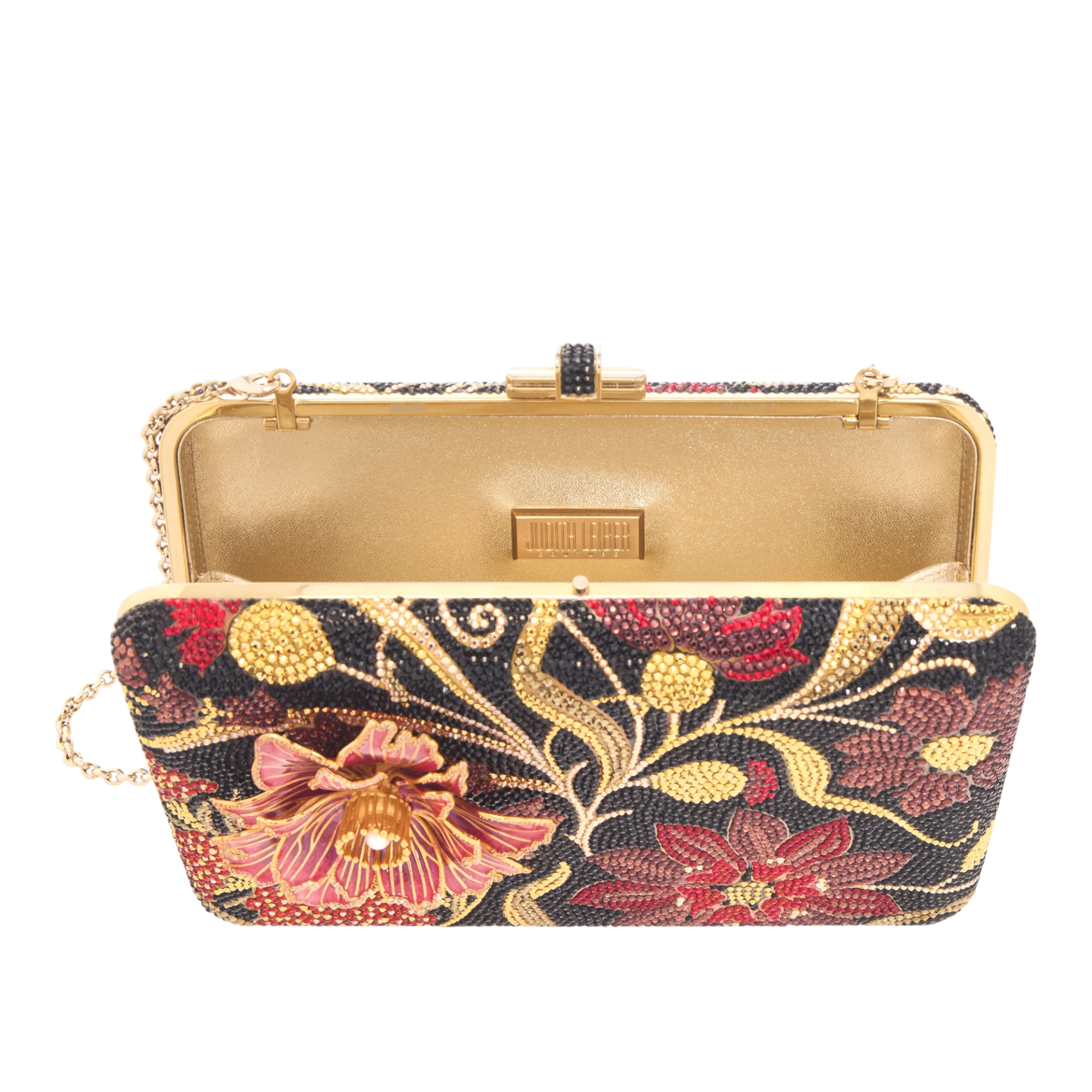 Slim Slide Dancing Floral Clutch