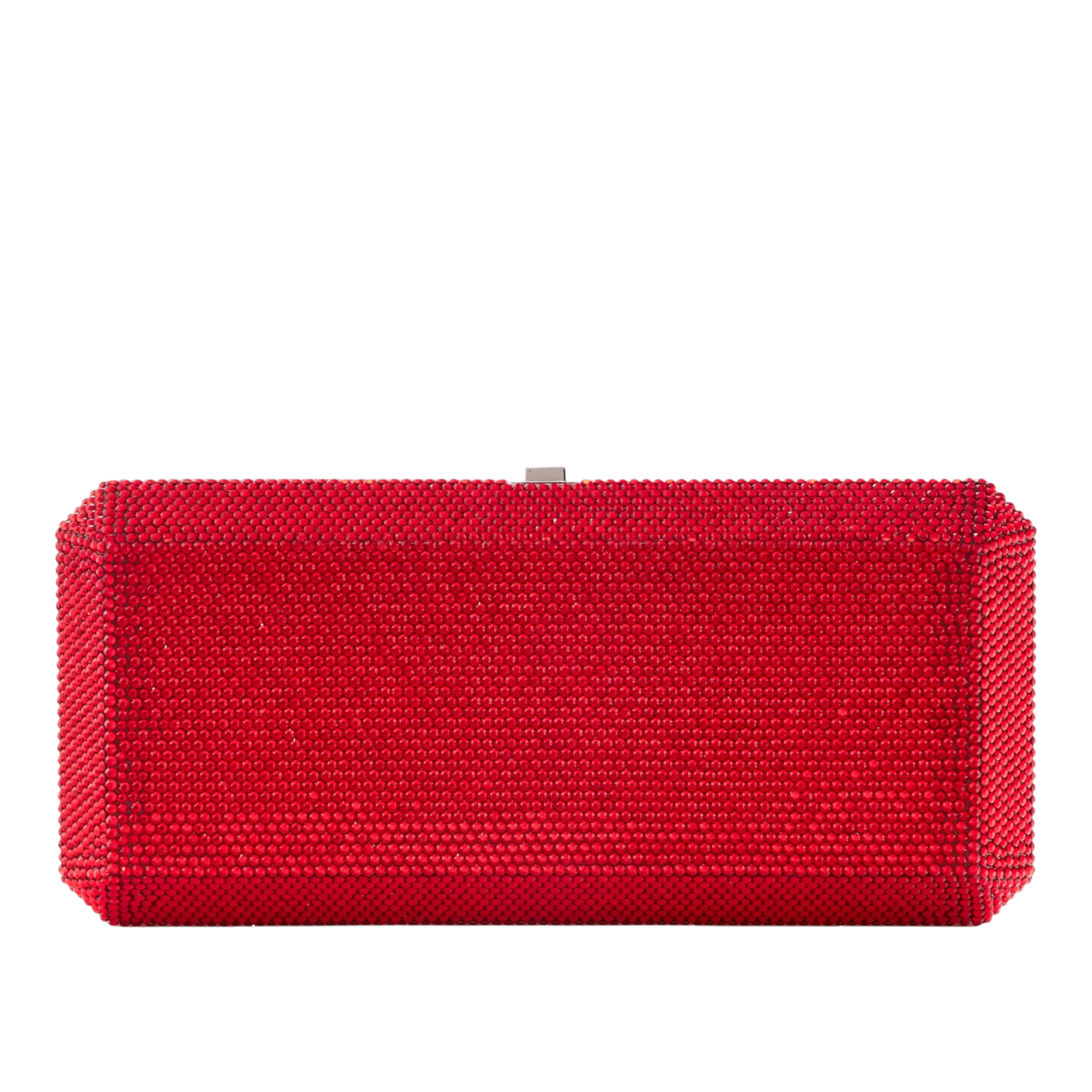 Slim Rectangle Full Bead Crystal Clutch Bag