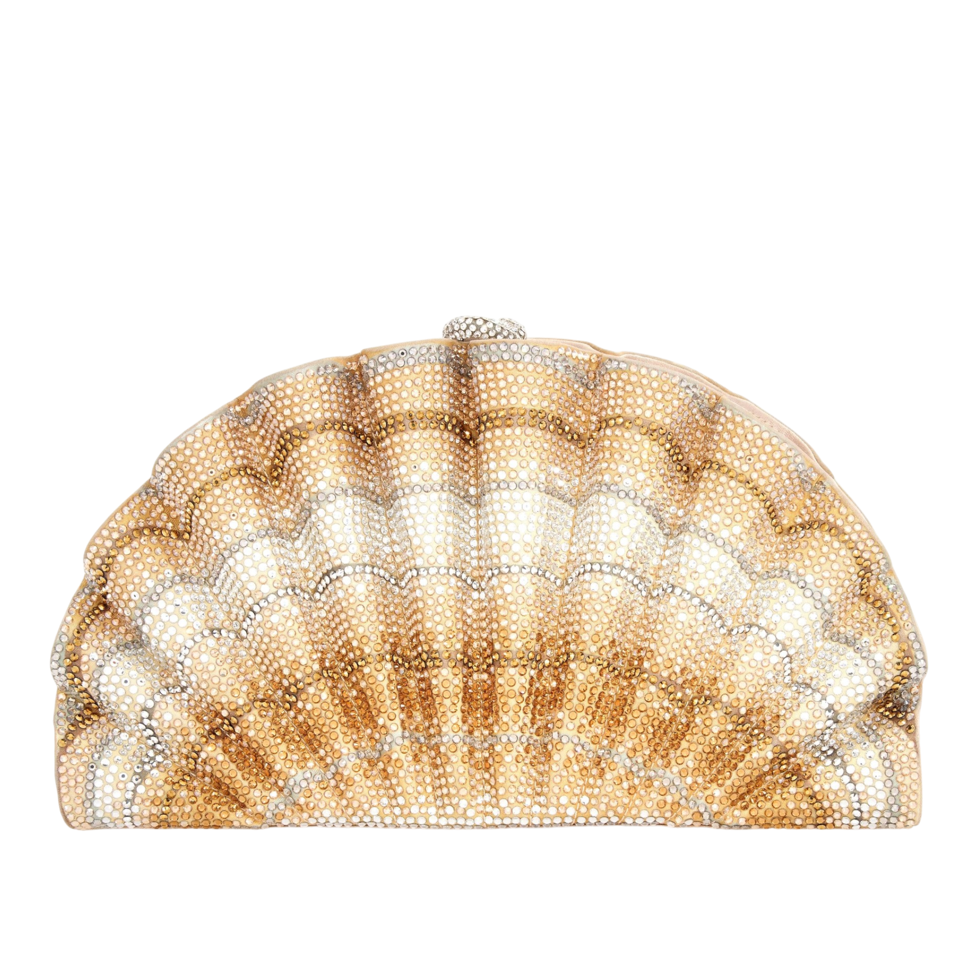 Origami Fan Scallop Clutch