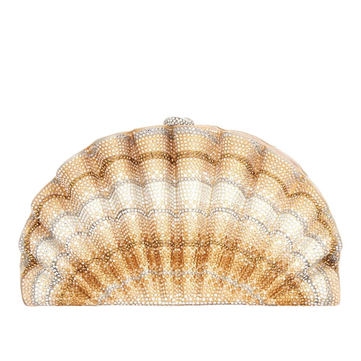 Origami Fan Scallop Clutch