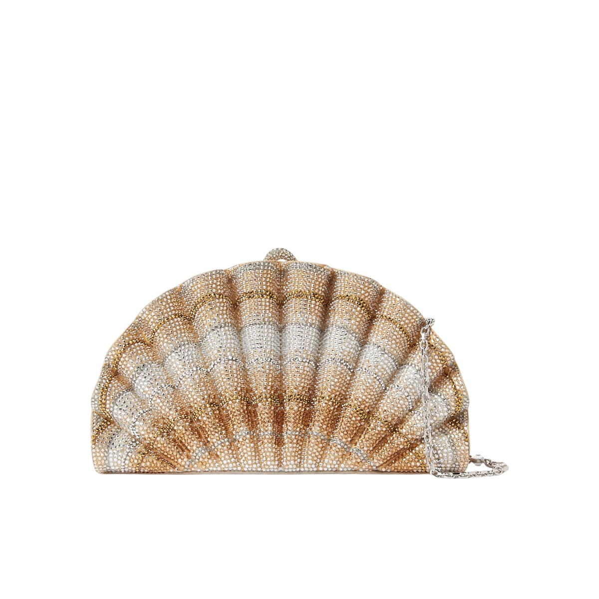 Origami Fan Scallop Clutch