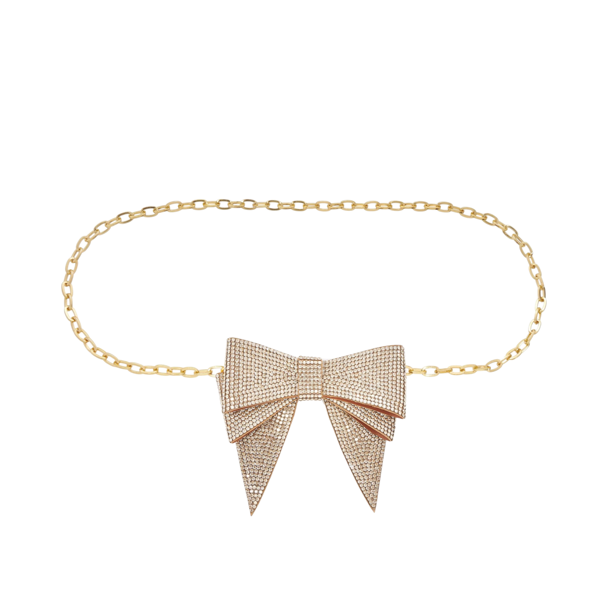 Soft Bow Belt Champagne