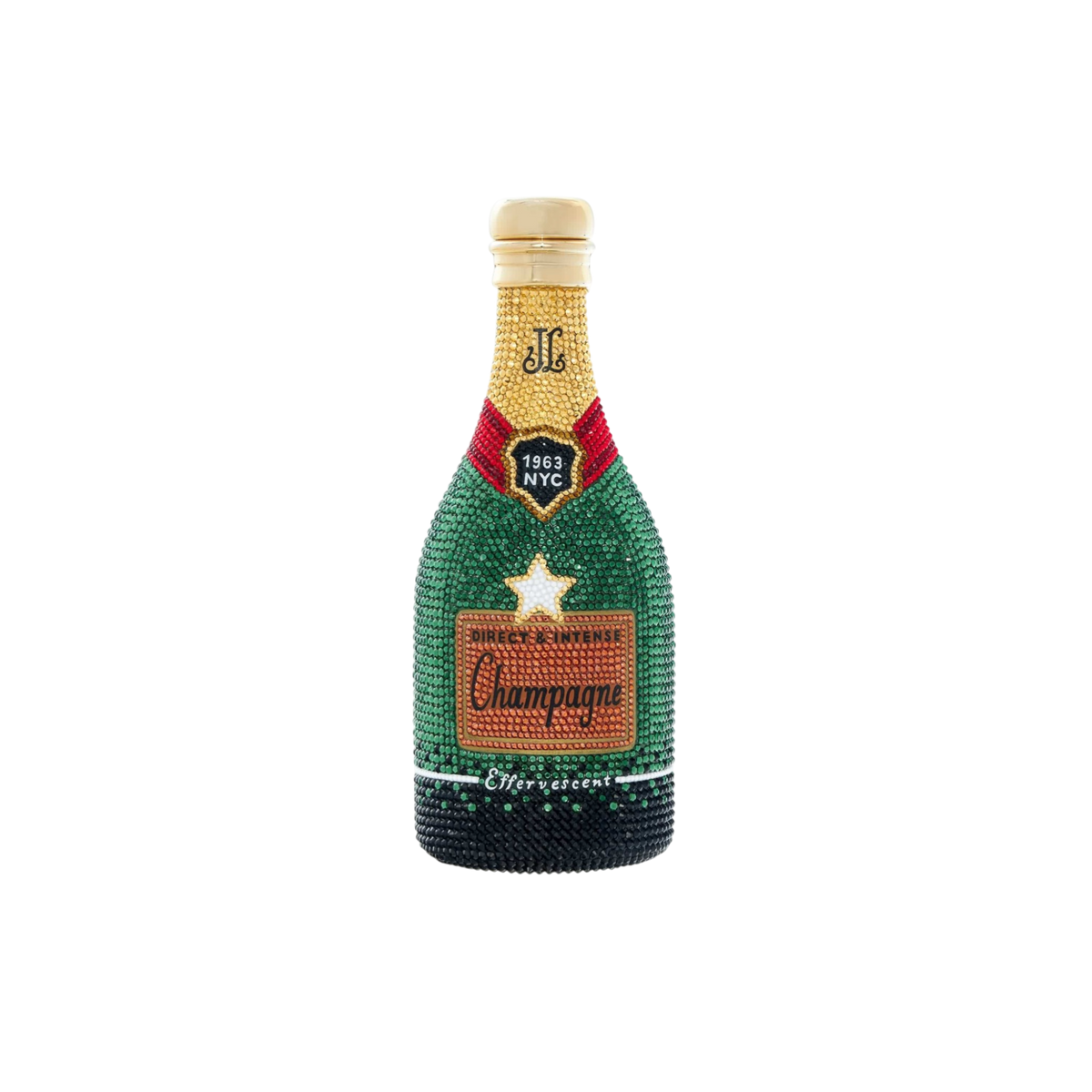 Champagne Bottle-Shaped Purse