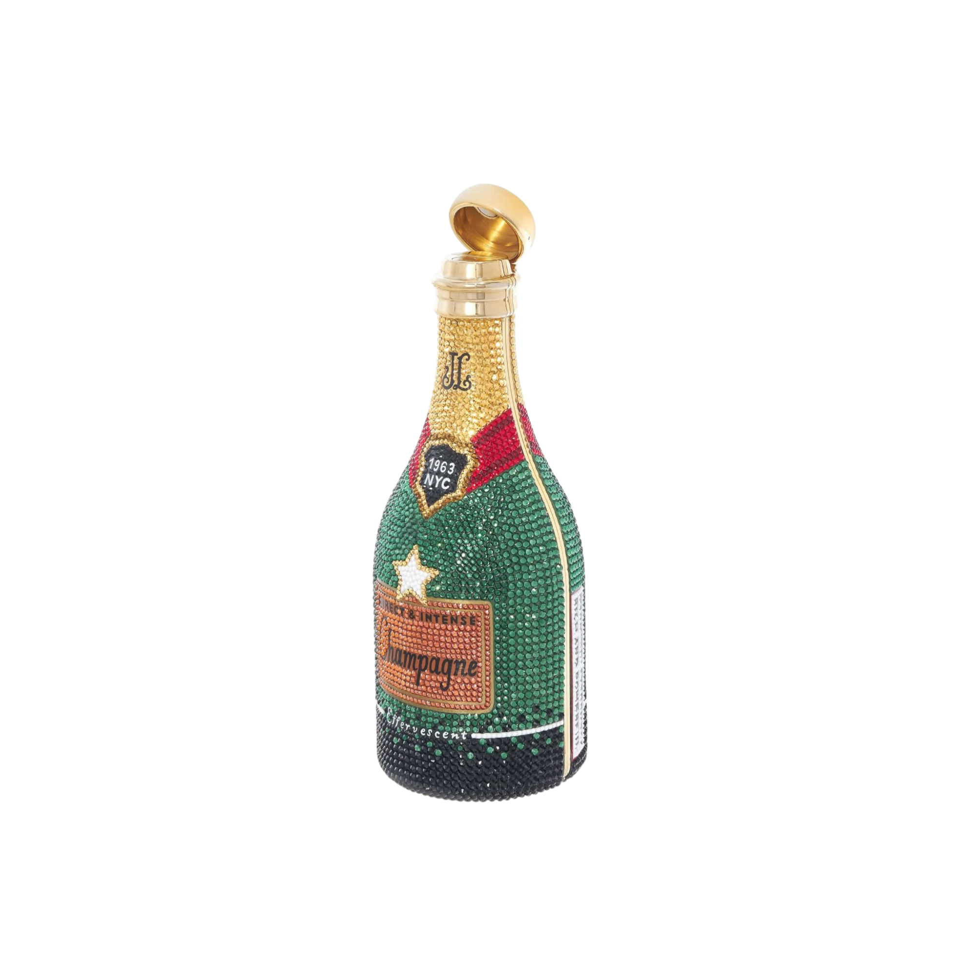 Champagne Bottle-Shaped Purse