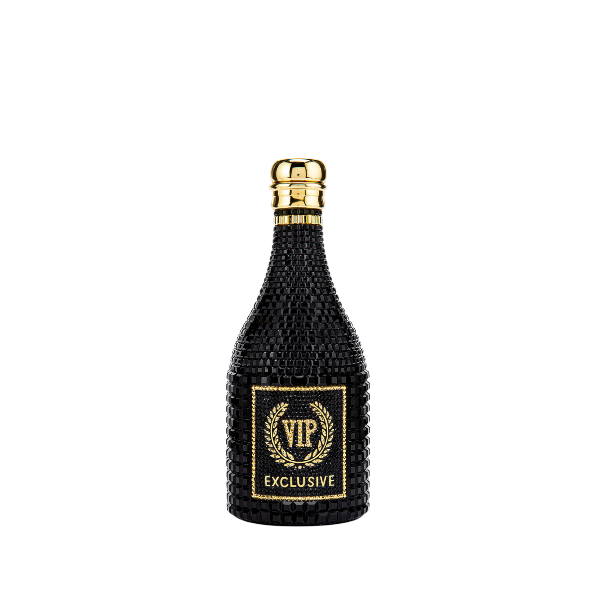 VIP Champagne Bottle Crystal Minaudière Clutch