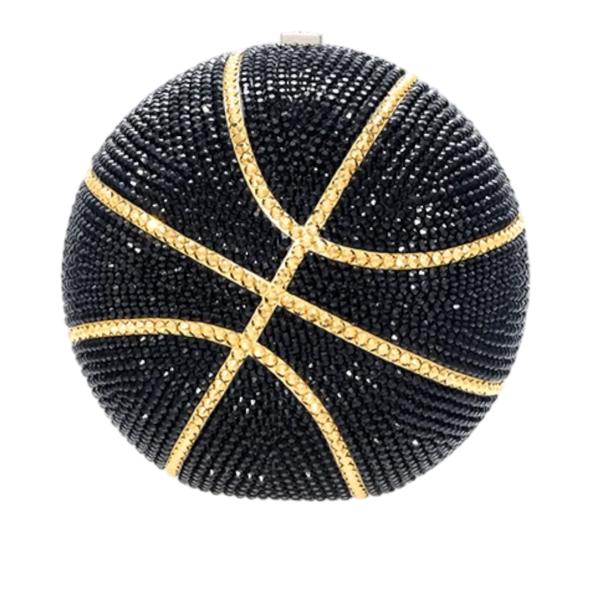 Sphere Basketball Crystal Clutch Bag