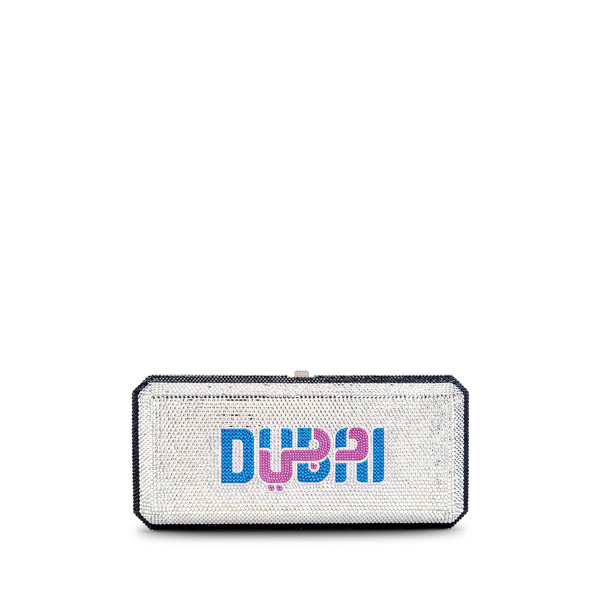 Dubai Crystal Slim Rectangle Clutch