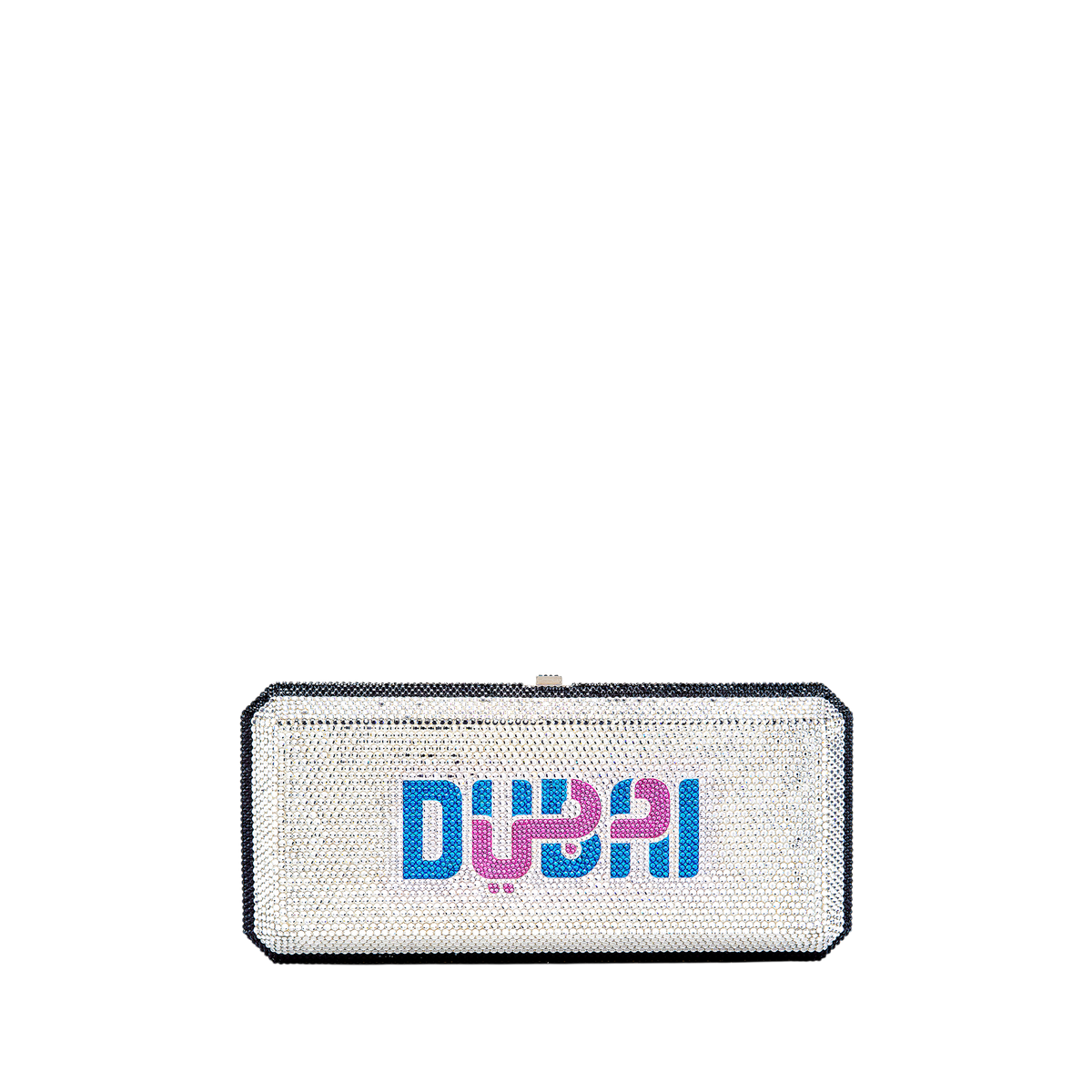 Dubai Crystal Slim Rectangle Clutch