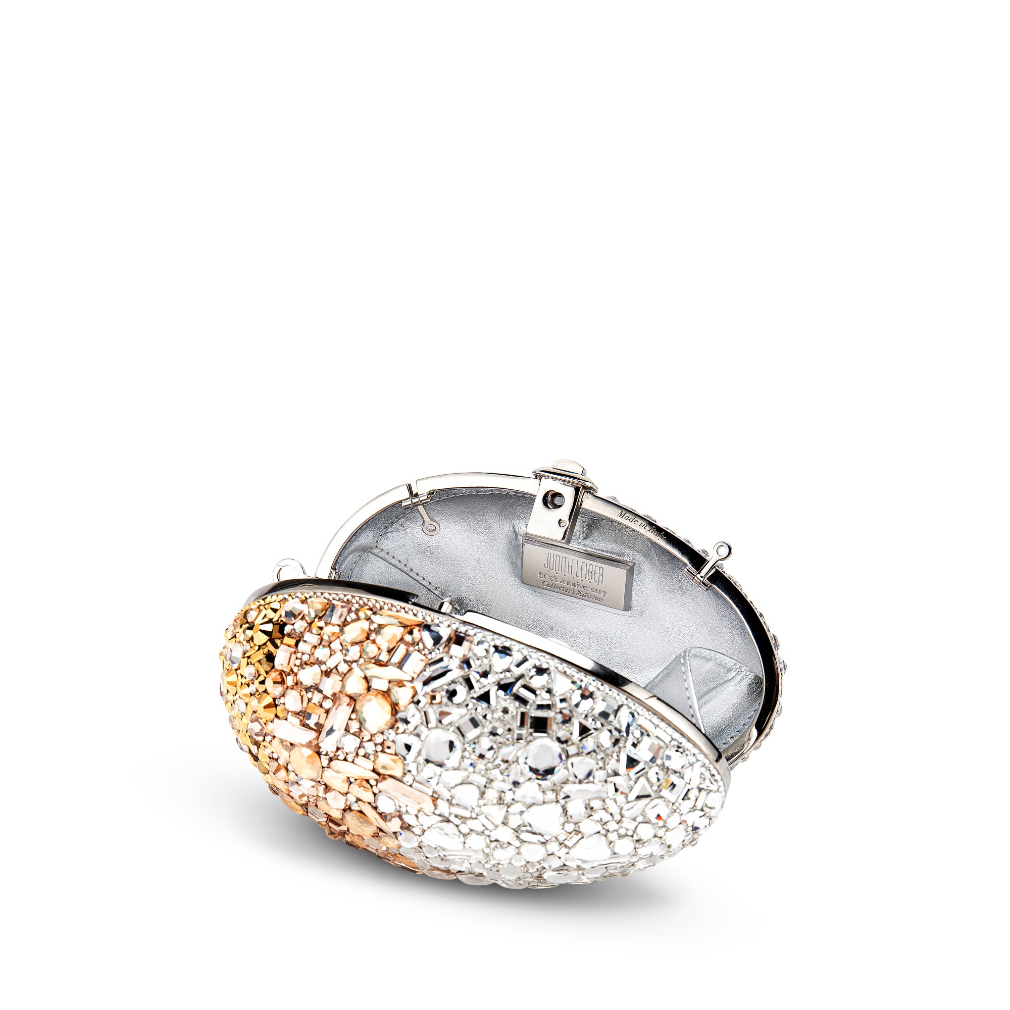 Crystal Egg Minaudiere Clutch