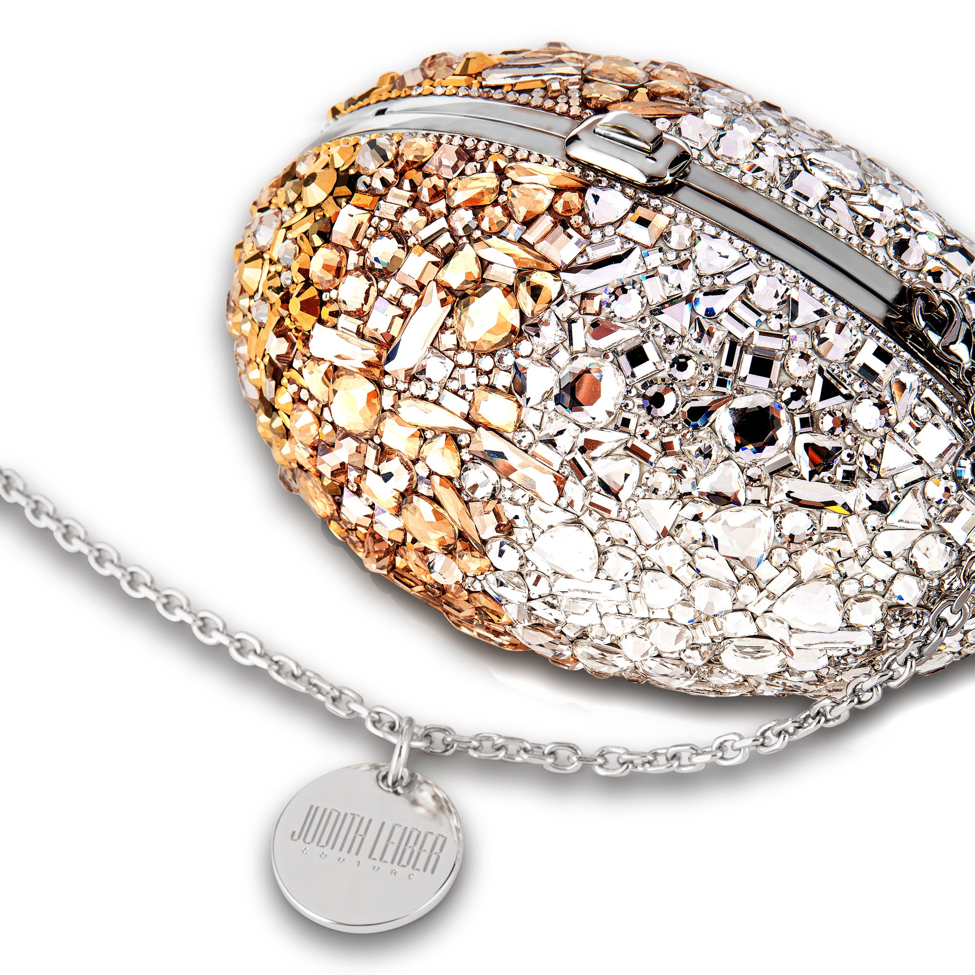 Crystal Egg Minaudiere Clutch