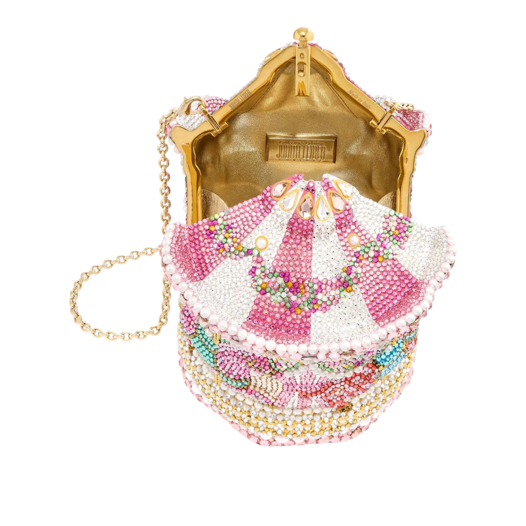 Carousel Pink Ponies Minaudière