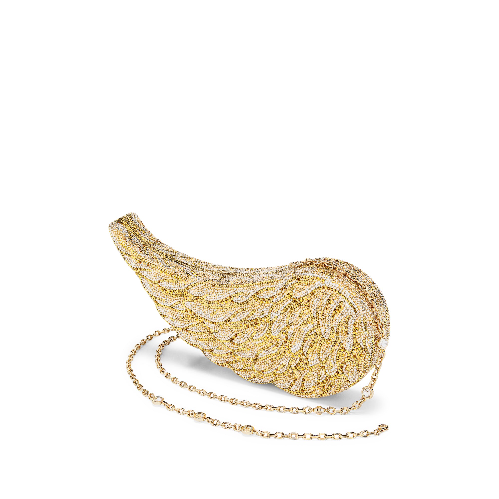 Crystal Bird Minaudiere Clutch