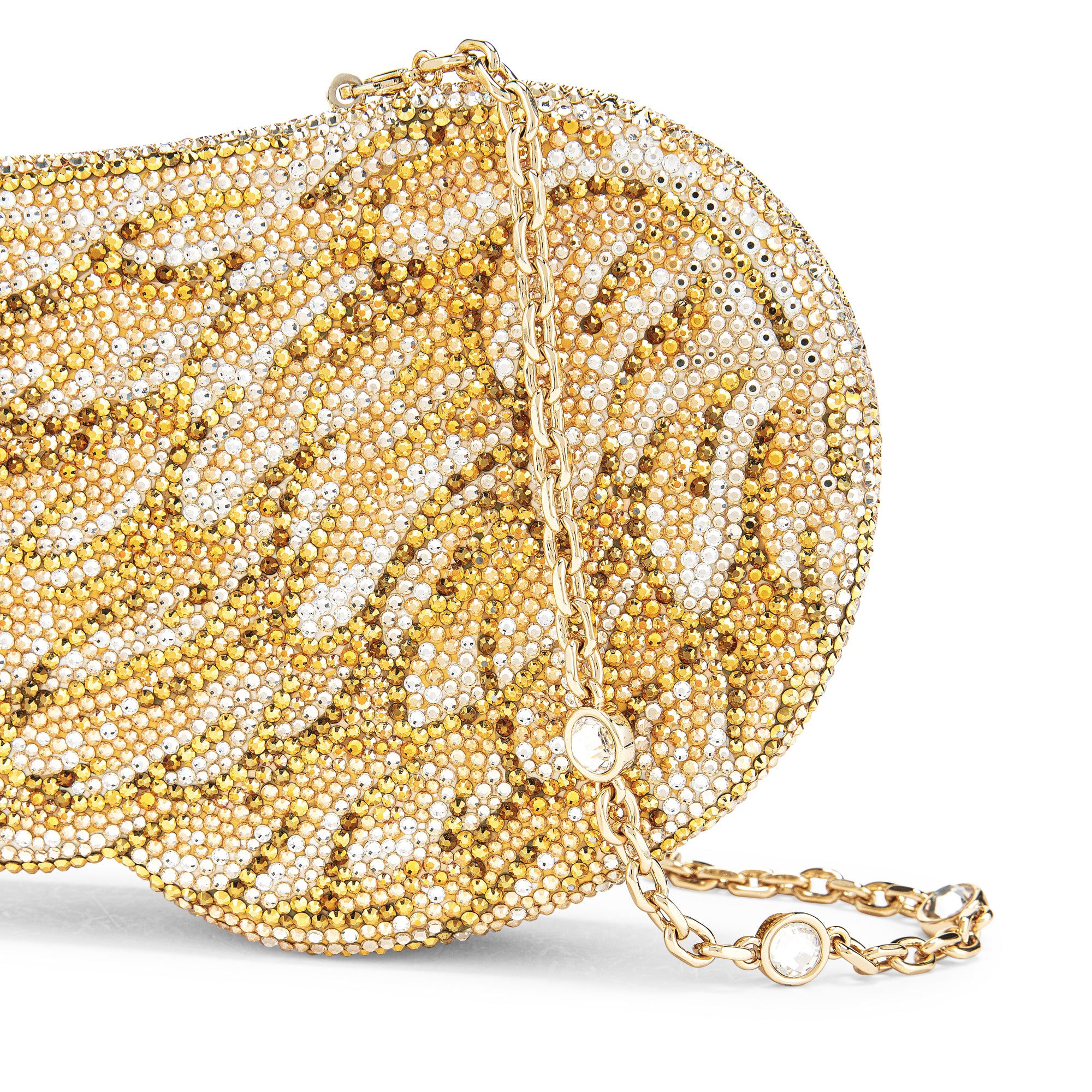 Crystal Bird Minaudiere Clutch