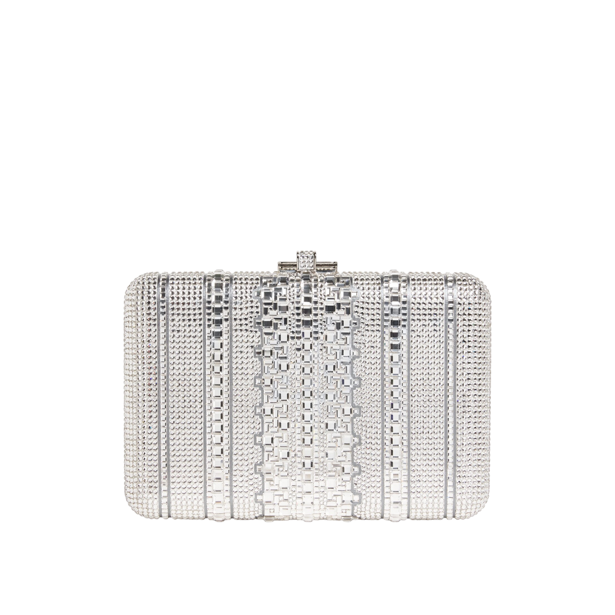 Slim Slide Crystal Embellished Clutch Bag