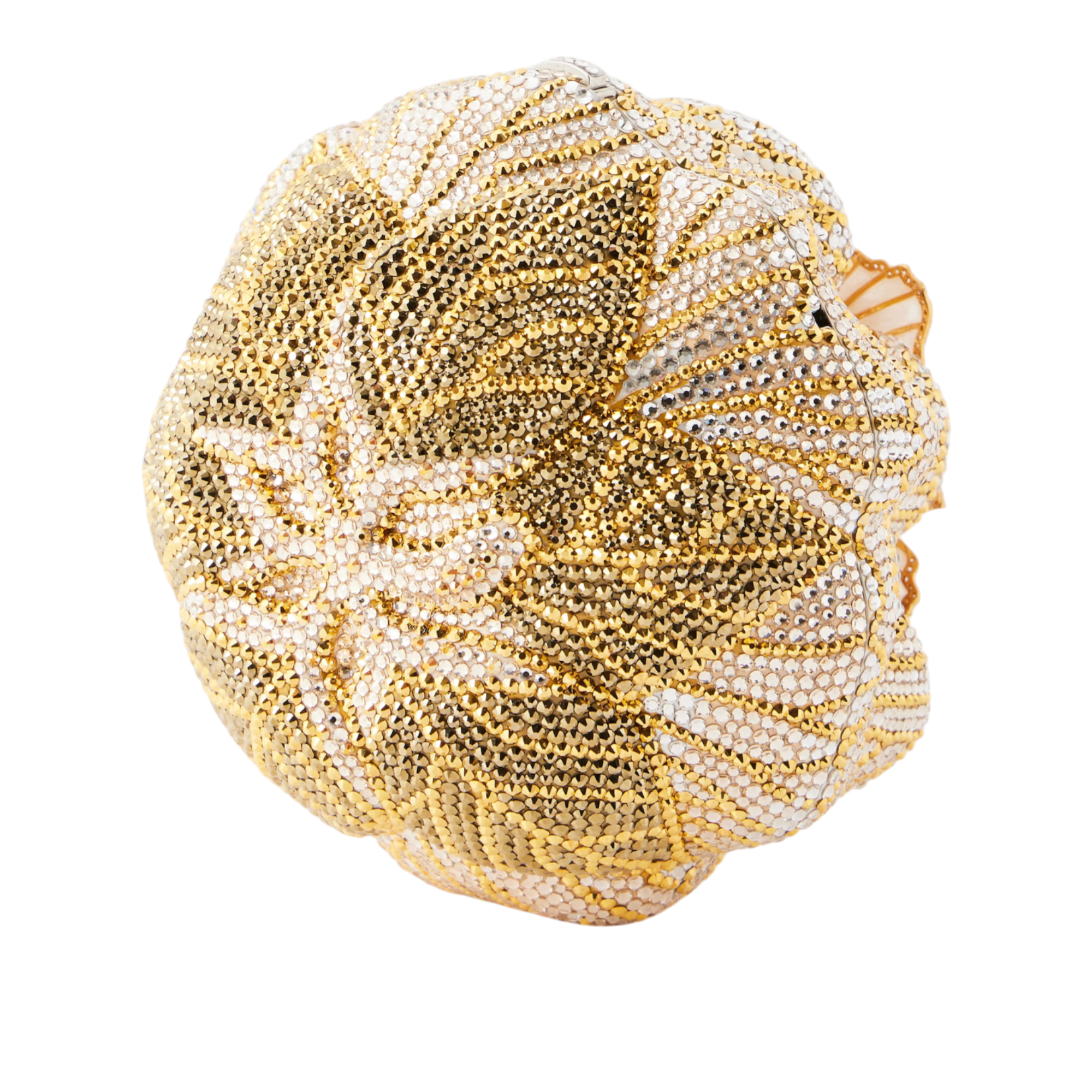 Magnolia Crystal Flower Clutch Bag