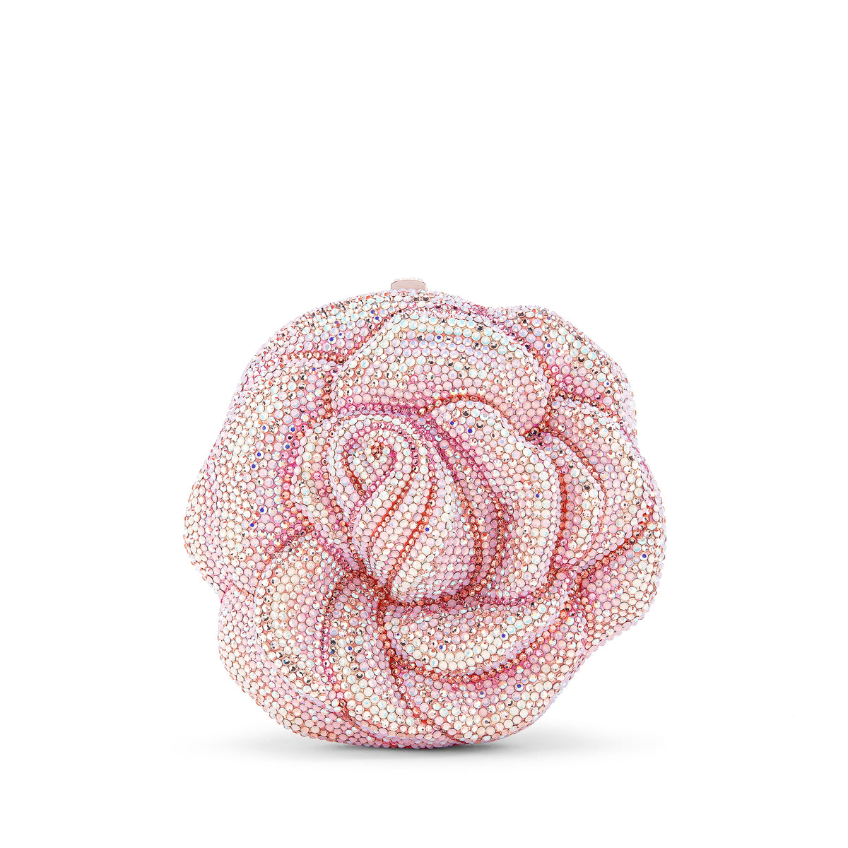 Rose Crystal Minaudiere Clutch