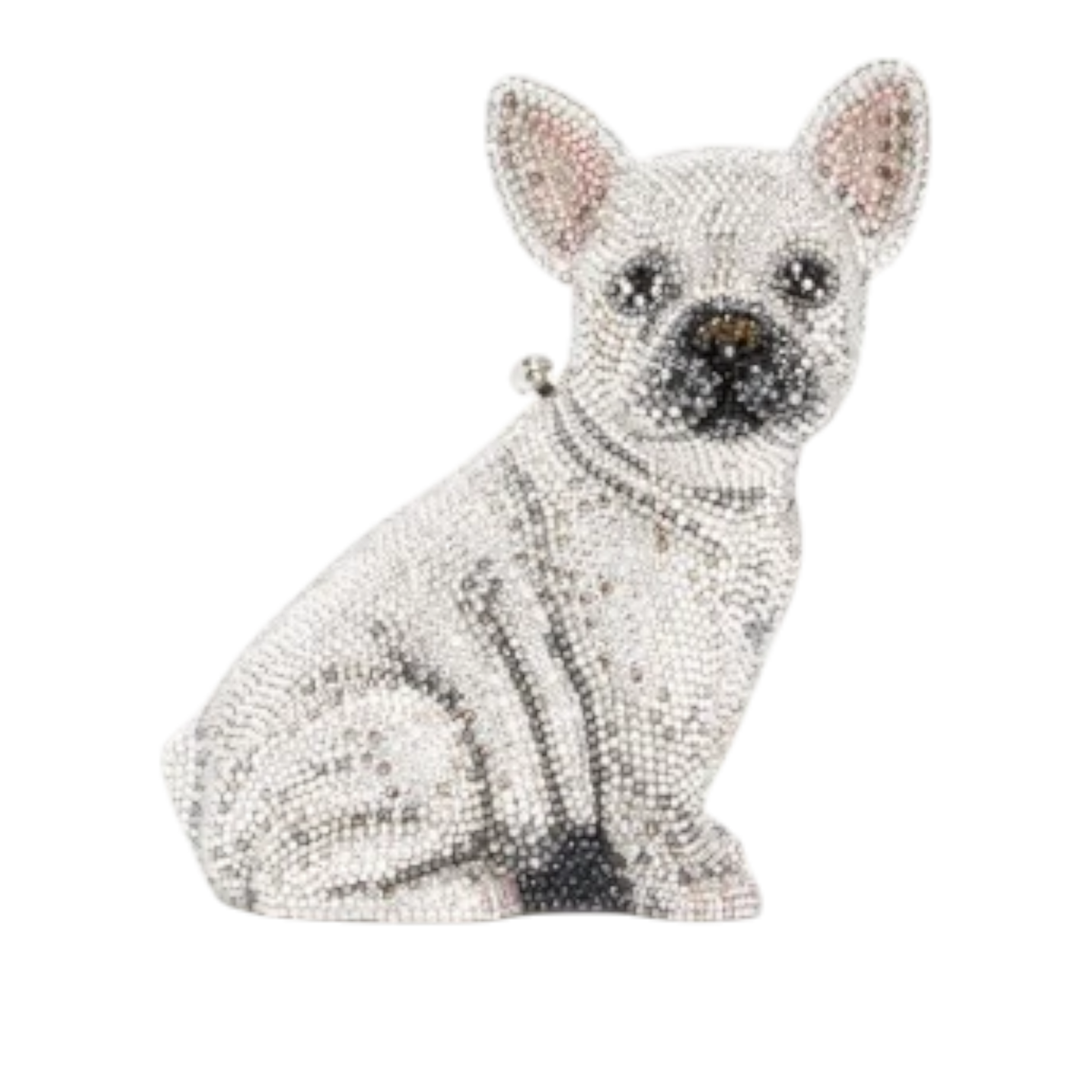 French Bulldog Crystal Clutch Bag