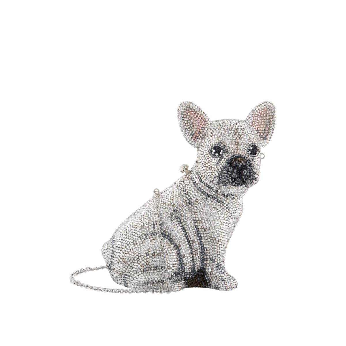 French Bulldog Crystal Clutch Bag